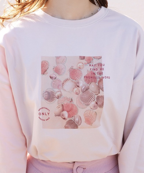 one after another NICE CLAUP（ワンアフターアナザーナイスクラップ）の「アソートロンＴｅｅ（Tシャツ/カットソー・レディース・ブラック/ピンク/オフホワイト・FREE）」の6枚目の写真