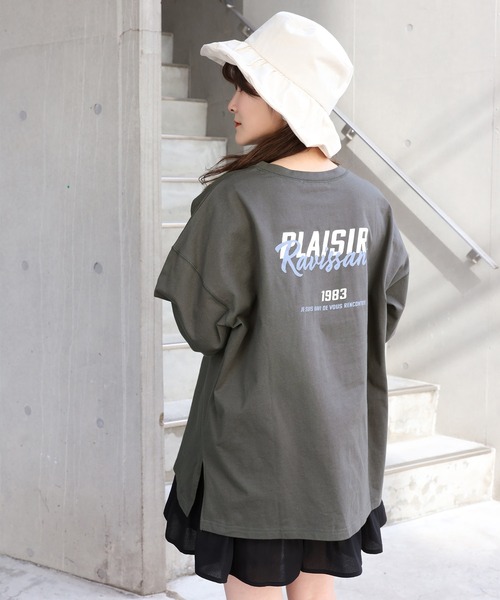 one after another NICE CLAUP（ワンアフターアナザーナイスクラップ）の「アソートロンＴｅｅ（Tシャツ/カットソー・レディース・ブラック/ピンク/オフホワイト・FREE）」の12枚目の写真