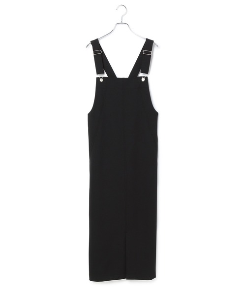 ADAM ET ROPE'（アダムエロペ）の「＜洗える＞【WEB限定】ジャンパースカート（ジャンパースカート・レディース・ブラック/ベージュ・FREE）」の12枚目の写真