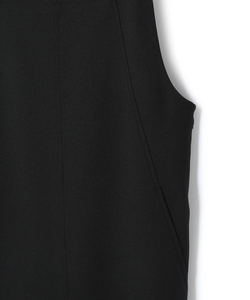 ADAM ET ROPE'（アダムエロペ）の「＜洗える＞【WEB限定】ジャンパースカート（ジャンパースカート・レディース・ブラック/ベージュ・FREE）」の5枚目の写真