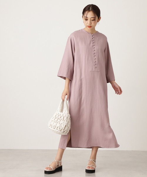 N.（N. Natural Beauty Basic）（エヌエヌナチュラルビューティーベーシック）の「ロープ編みトートバッグ（トートバッグ・レディース・イエロー/ホワイト・ﾌﾘ-）」の9枚目の写真