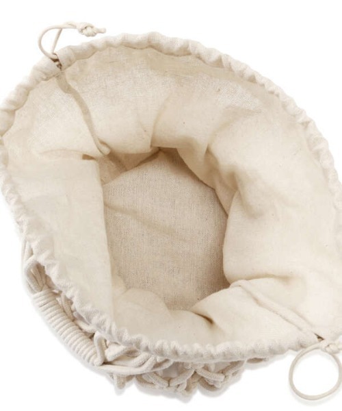 N.（N. Natural Beauty Basic）（エヌエヌナチュラルビューティーベーシック）の「ロープ編みトートバッグ（トートバッグ・レディース・イエロー/ホワイト・ﾌﾘ-）」の21枚目の写真