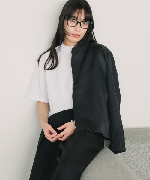 LOS ANGELES APPAREL（ロサンゼルスアパレル）の「Los Angeles Apparel/ロサンゼルスアパレル S/S Garment Dye CrewNeck 6.5oz Tシャツ（Tシャツ/カットソー・メンズ・クリーム/グリーン/パープル/ホワイト/ブラック/ベージュ/ダークブラウン/ネイビー・S/M/L/XL）」の10枚目の写真