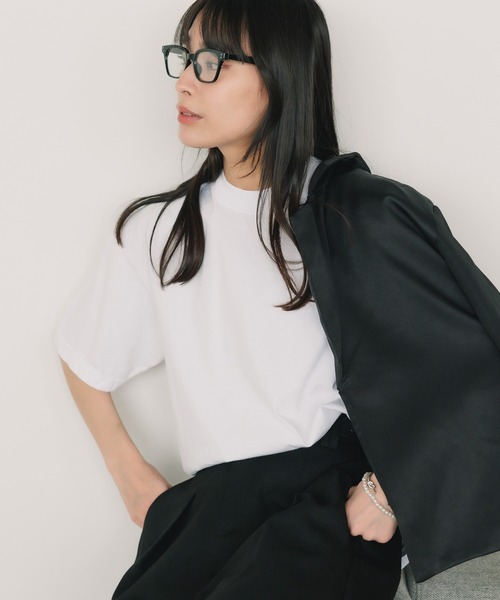 LOS ANGELES APPAREL（ロサンゼルスアパレル）の「Los Angeles Apparel/ロサンゼルスアパレル S/S Garment Dye CrewNeck 6.5oz Tシャツ（Tシャツ/カットソー・メンズ・クリーム/グリーン/パープル/ホワイト/ブラック/ベージュ/ダークブラウン/ネイビー・S/M/L/XL）」の22枚目の写真