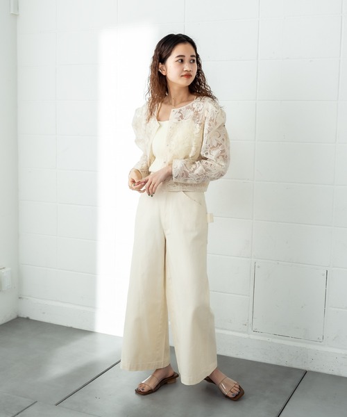 mystic（ミスティック）の「ペインターパンツ（その他パンツ・レディース・ブラック/ベージュ/オフホワイト・1/2）」の13枚目の写真