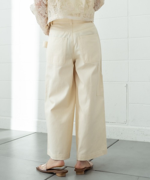 mystic（ミスティック）の「ペインターパンツ（その他パンツ・レディース・ブラック/ベージュ/オフホワイト・1/2）」の18枚目の写真