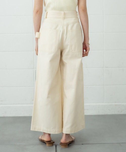 mystic（ミスティック）の「ペインターパンツ（その他パンツ・レディース・ブラック/ベージュ/オフホワイト・1/2）」の8枚目の写真