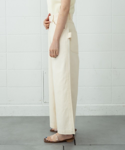 mystic（ミスティック）の「ペインターパンツ（その他パンツ・レディース・ブラック/ベージュ/オフホワイト・1/2）」の22枚目の写真