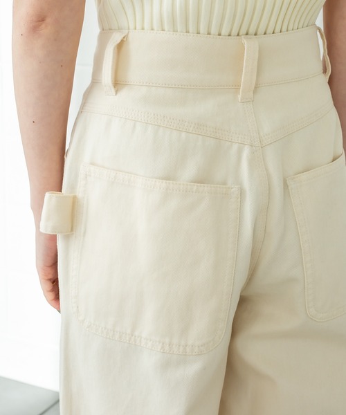 mystic（ミスティック）の「ペインターパンツ（その他パンツ・レディース・ブラック/ベージュ/オフホワイト・1/2）」の5枚目の写真