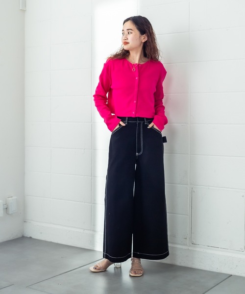 mystic（ミスティック）の「ペインターパンツ（その他パンツ・レディース・ブラック/ベージュ/オフホワイト・1/2）」の19枚目の写真