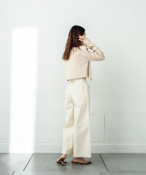 mystic（ミスティック）の「ペインターパンツ（その他パンツ・レディース・ブラック/ベージュ/オフホワイト・1/2）」の10枚目の写真