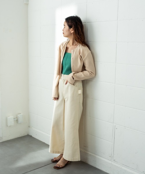 mystic（ミスティック）の「ペインターパンツ（その他パンツ・レディース・ブラック/ベージュ/オフホワイト・1/2）」の21枚目の写真