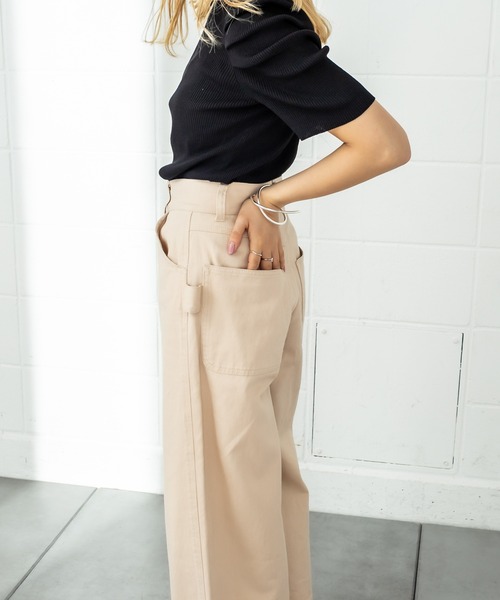 mystic（ミスティック）の「ペインターパンツ（その他パンツ・レディース・ブラック/ベージュ/オフホワイト・1/2）」の16枚目の写真