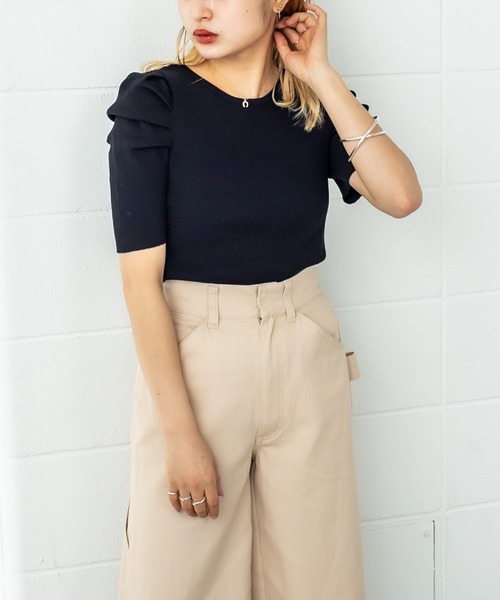 mystic（ミスティック）の「ペインターパンツ（その他パンツ・レディース・ブラック/ベージュ/オフホワイト・1/2）」の12枚目の写真