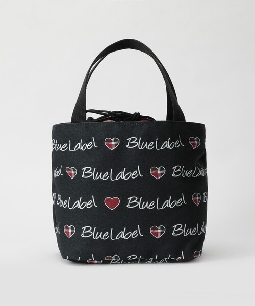 BLUE LABEL CRESTBRIDGE(ブルーレーベルクレストブリッジ)の「CBハートロゴプリント巾着ミニトートバック(トートバッグ・レディース・オフホワイト/ブラック・FREE)」の4枚目の写真