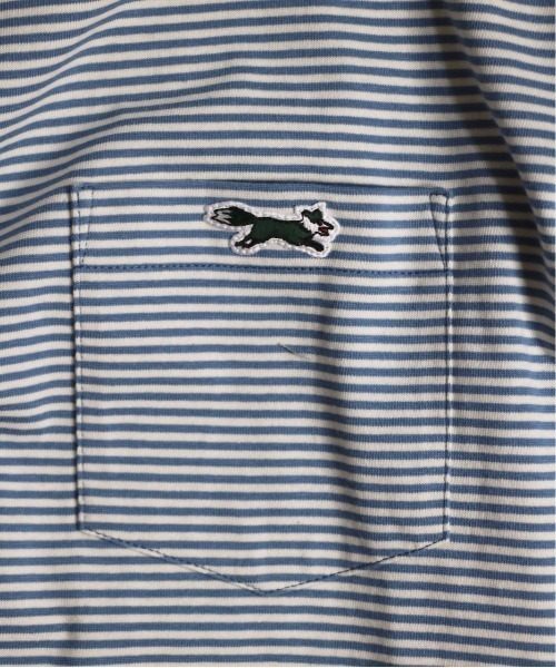 PENNEYS（ぺニーズ）の「PENNEY'S / ペニーズ FOX BORDER POCKET TEEフォックスボーダーポケットSS T-シャツオーバーサイズ（Tシャツ/カットソー・メンズ・ワイン/ブルーグレー/パープル/グリーン・MEDIUM/LARGE）」の19枚目の写真