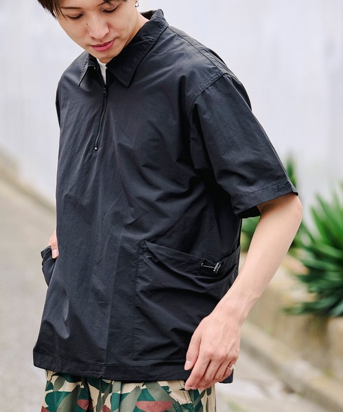 WILD THINGS(ワイルドシングス)の「WILDTHINGS S/S CAMP PULLOVER (ワイルドシングス キャンプ プルオーバー)(2colors)(WT21015PA)(シャツ/ブラウス・メンズ・ブラック/ベージュ・S/L/M/XL)」の21枚目の写真