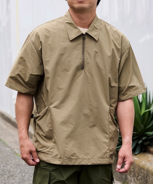 WILD THINGS(ワイルドシングス)の「WILDTHINGS S/S CAMP PULLOVER (ワイルドシングス キャンプ プルオーバー)(2colors)(WT21015PA)(シャツ/ブラウス・メンズ・ブラック/ベージュ・S/L/M/XL)」の16枚目の写真