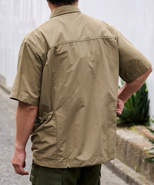 WILD THINGS(ワイルドシングス)の「WILDTHINGS S/S CAMP PULLOVER (ワイルドシングス キャンプ プルオーバー)(2colors)(WT21015PA)(シャツ/ブラウス・メンズ・ブラック/ベージュ・S/L/M/XL)」の17枚目の写真