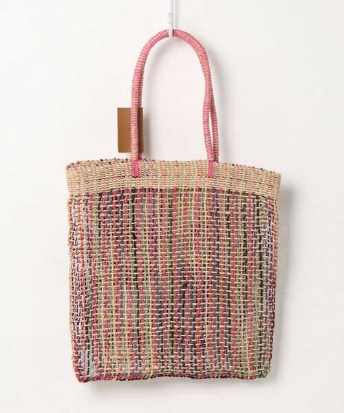 bulle de savon（ビュルデサボン）の「カゴバッグ BAGMATI  BBK20-SS02（かごバッグ・レディース・ピンク・FREE）」の2枚目の写真