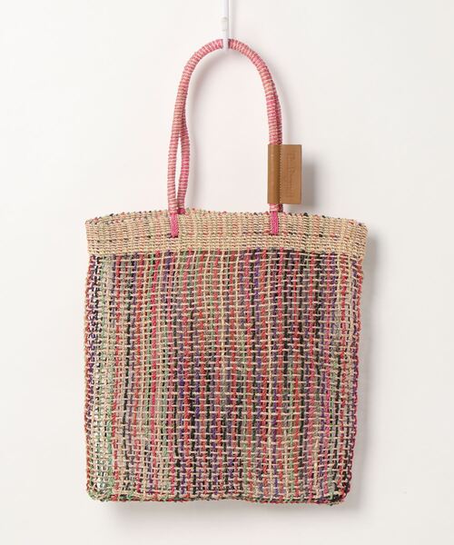 bulle de savon（ビュルデサボン）の「カゴバッグ BAGMATI  BBK20-SS02（かごバッグ・レディース・ピンク・FREE）」の3枚目の写真