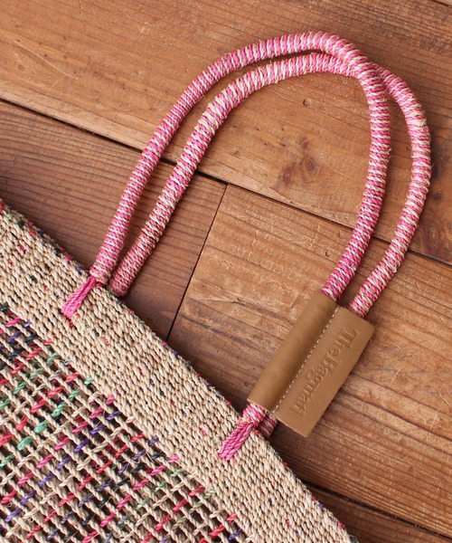 bulle de savon（ビュルデサボン）の「カゴバッグ BAGMATI  BBK20-SS02（かごバッグ・レディース・ピンク・FREE）」の10枚目の写真