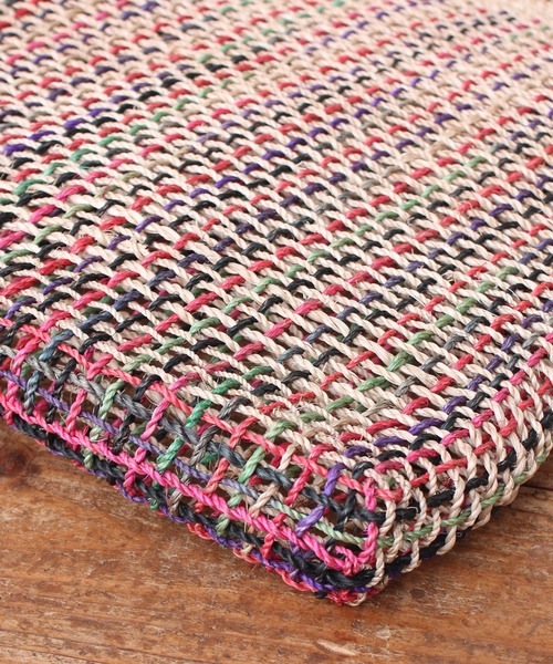 bulle de savon（ビュルデサボン）の「カゴバッグ BAGMATI  BBK20-SS02（かごバッグ・レディース・ピンク・FREE）」の12枚目の写真