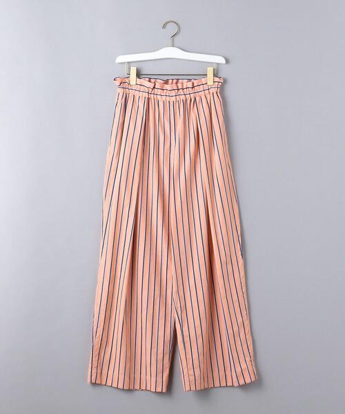 Mala KALANCHOE(マーラカランコエ)の「<Mala KALANCHOE (マーラ カランコエ)>ストライプ ワイドパンツ ■■■(その他パンツ・レディース・オレンジ・MEDIUM)」の13枚目の写真