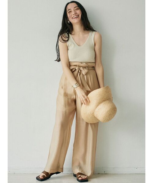 Santelli Francesca(サンテッリフランチェスカ)の「【SANTELLI FRANCESCA】ハット(ハット・レディース・ベージュ・FREE)」の5枚目の写真