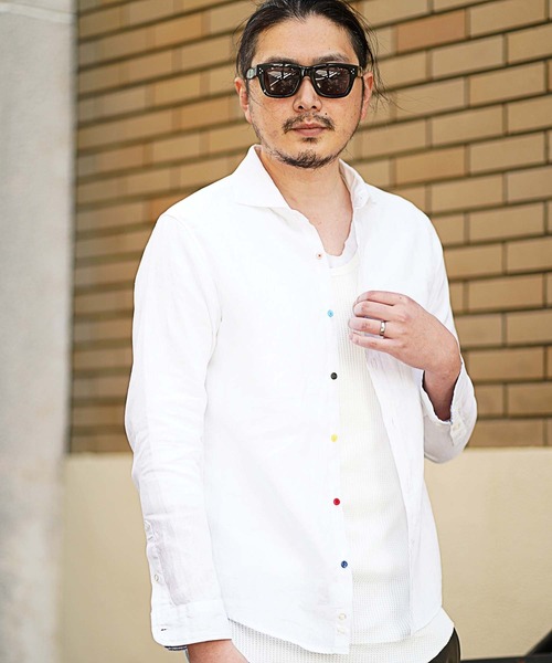 フレンチリネンシャツ