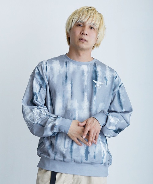 Boy London ブリーチペイントクルーネックスウェット スウェット London ボーイロンドン のファッション ブリーチペイントクルーネックスウェット B211nb を購入できます Tone London ボーイロンドン のスウェット London Boy 特価ブランド即