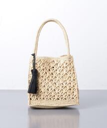 MAISON N.H PARIS | ＜MAISON N.H PARIS（メゾン エヌアッシュ パリ）＞ZAZIE トートバッグ(かごバッグ)