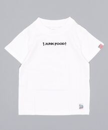 JUNKSOUL | 【KID'S】USAコットン JUNKFOODプリントロゴ刺繍Tシャツ (M4)(Tシャツ/カットソー)