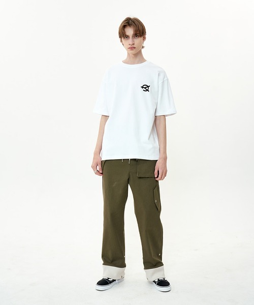 OY/オーワイ』CUTTING PATCH LOGO T/カッティングパッチロゴ半袖