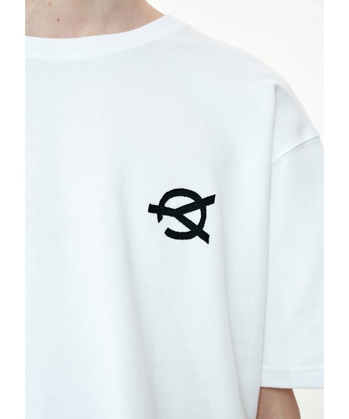 OY(オーワイ)の「『OY/オーワイ』CUTTING PATCH LOGO T/カッティングパッチロゴ半袖Tシャツ(Tシャツ/カットソー・メンズ・ブラック/ホワイト・FREE)」の8枚目の写真