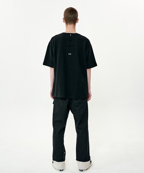 OY(オーワイ)の「『OY/オーワイ』CUTTING PATCH LOGO T/カッティングパッチロゴ半袖Tシャツ(Tシャツ/カットソー・メンズ・ブラック/ホワイト・FREE)」の12枚目の写真