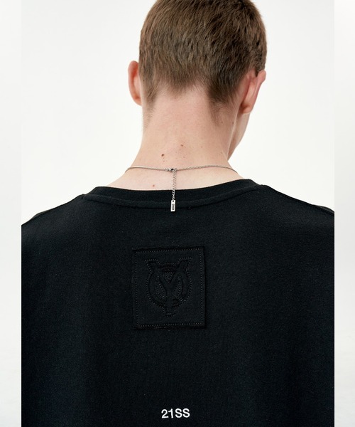 OY(オーワイ)の「『OY/オーワイ』CUTTING PATCH LOGO T/カッティングパッチロゴ半袖Tシャツ(Tシャツ/カットソー・メンズ・ブラック/ホワイト・FREE)」の14枚目の写真