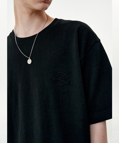 OY(オーワイ)の「『OY/オーワイ』CUTTING PATCH LOGO T/カッティングパッチロゴ半袖Tシャツ(Tシャツ/カットソー・メンズ・ブラック/ホワイト・FREE)」の15枚目の写真