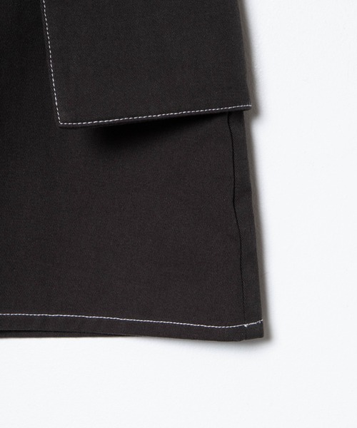 WEGO(ウィゴー)の「WEGO/カラーステッチアウトポケットミニスカート(スカート・レディース・スミクロ/ホワイト・FREE)」の7枚目の写真