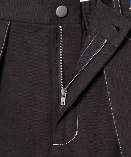 WEGO(ウィゴー)の「WEGO/カラーステッチアウトポケットミニスカート(スカート・レディース・スミクロ/ホワイト・FREE)」の4枚目の写真