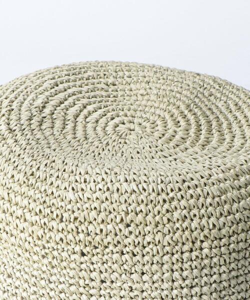 BEAUTY&YOUTH UNITED ARROWS（ビューティーアンドユースユナイテッドアローズ）の「BY コマ編みハット ◆（ハット・レディース・ブラウン/ライム/ナチュラル・FREE）」の11枚目の写真