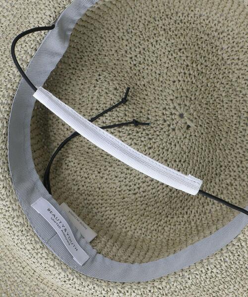 BEAUTY&YOUTH UNITED ARROWS（ビューティーアンドユースユナイテッドアローズ）の「BY コマ編みハット ◆（ハット・レディース・ブラウン/ライム/ナチュラル・FREE）」の12枚目の写真