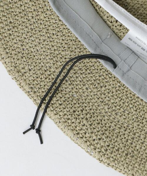 BEAUTY&YOUTH UNITED ARROWS（ビューティーアンドユースユナイテッドアローズ）の「BY コマ編みハット ◆（ハット・レディース・ブラウン/ライム/ナチュラル・FREE）」の13枚目の写真