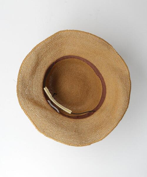 BEAUTY&YOUTH UNITED ARROWS（ビューティーアンドユースユナイテッドアローズ）の「BY コマ編みハット ◆（ハット・レディース・ブラウン/ライム/ナチュラル・FREE）」の16枚目の写真