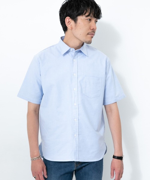 URBAN RESEARCH ROSSO MEN(アーバンリサーチロッソメン)の「『XLサイズあり』『WEB限定』ハイパフォーマンスオックス半袖シャツ(シャツ/ブラウス・メンズ・ホワイト/ブルー/ネイビー/グレー/グレー系その他/ブルー系その他・SMALL/MEDIUM/X-LARGE/LARGE)」の18枚目の写真