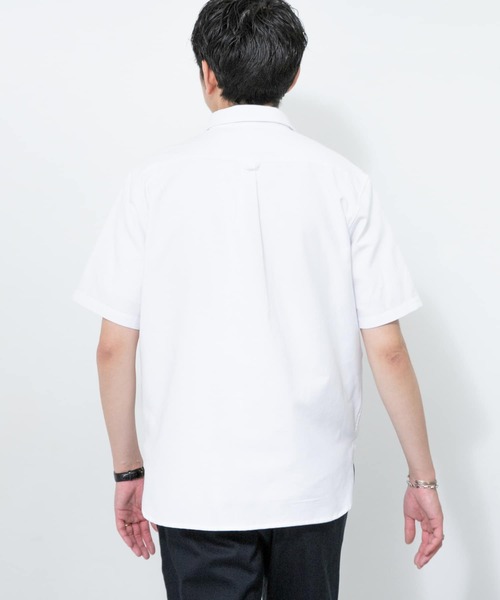 URBAN RESEARCH ROSSO MEN(アーバンリサーチロッソメン)の「『XLサイズあり』『WEB限定』ハイパフォーマンスオックス半袖シャツ(シャツ/ブラウス・メンズ・ホワイト/ブルー/ネイビー/グレー/グレー系その他/ブルー系その他・SMALL/MEDIUM/X-LARGE/LARGE)」の10枚目の写真