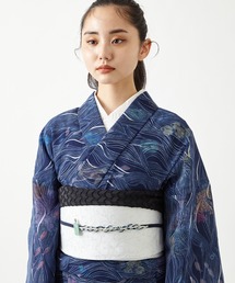 ナミノムコウ ふりふ 夏着物 浴衣 着物単品 ふりふ(フリフ)の「夏キモノ ナミノムコウ(着物)」 - WEAR