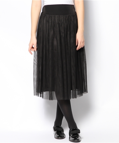 ROSE BUD（ローズバッド）の「(P.P)R0242-493-2KK（スカート・レディース・アイボリー/カーキ/ブラック・ONE SIZE）」の2枚目の写真