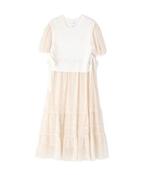 JILL STUART ホワイトニットベスト 楽天市場】ニットベスト付ワンピース JILL by JILL STUART ジル