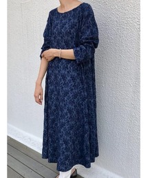 BEARDSLEY | デニム刺繍テントワンピース(ワンピース)